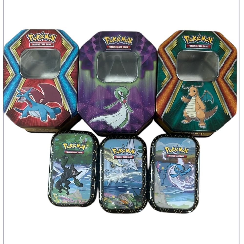 POKEMON EMPTY tins